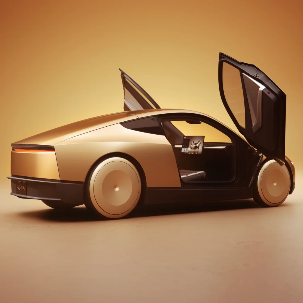 Robot taxi, Tesla presents the new car model! No steering wheel, no pedals, no driver